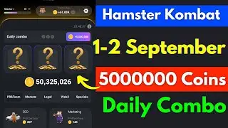 1 September daily combo | hamster kombat daily combo | 1 September daily combo hamster kombat