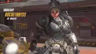 Overwatch: Brigitte 3 hit combo Tracer