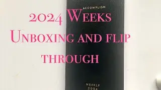 Unboxing 2024 Weeks Planner/Journal and Flip Through: Atelier Neorah