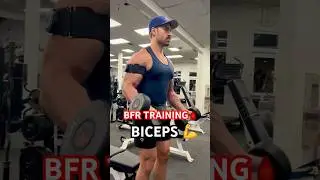 BFR Training🩸BICEP Workout for Bigger Arms #bfrtraining