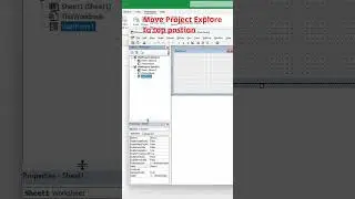 VBA editor: Restore the position of properties window