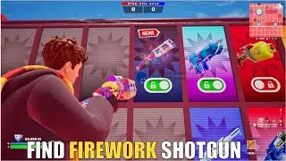SUPER RED VS BLUE TYPICAL GAMER MAP FORTNITE - FIND FIREWORK SHOTGUN LOCATIONS