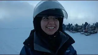 Snowmobiling in Iceland January 2024