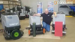 Conquest's TOMCAT floor scrubbers- to suit every application