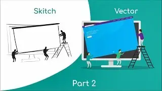 illustration design for website| Speed art | Part 2