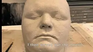Life Casting Head - Part Two: The Sculpture... Sculpture Process
