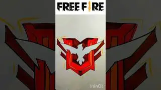 How to Draw Free Fire Heroic Emblem 🔥 | Easy Drawing for Beginners 🎨#art #gameplay