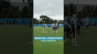 Quentin Johnston At OTAs