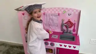 Kitchen & Restaurant Pretend Play Learn Fruits and Vegetables - Laney & Zachy 13