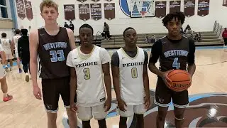 WESTTOWN vs PEDDIE SCHOOL (NJ) MATT MAYOCK x SEYPHON TRIPLETT x THE COLEMAN TWINS