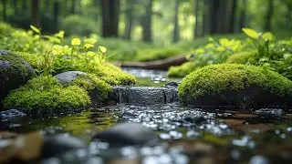 Погружающие звуки лесной воды для глубокой релаксации, медитации, бессонницы и стресса.