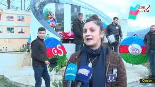 Qusarın Əniq kəndində Vətən müharibəsi şəhidlərinin xatirəsi əbədiləşdirilib