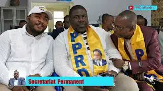 SP du PPRD Emmanuel SHADARY  a procède ce jours à l'évaluation de toutes les structures du Parti