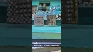 Samsung A52 in for data recovery was saved by reballing the CPU. It is an extremely delicate process