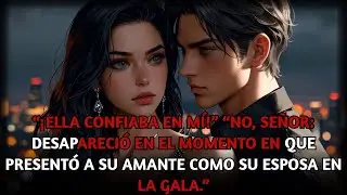 “¡Ella confiaba en mí!” “No, señor se fue cuando llamaste a tu amante tu esposa en la gala.”