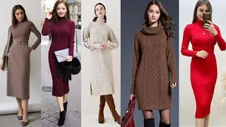 The Most Flattering Turtleneck Dress Trends For Winter 2024#koreandress