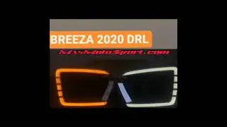 V2028 Maruti Suzuki Brezza LED DRL Fog Lamps with Matrix Series by MxsMotosport