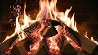 8 Hours Fireplace Crackling Sounds Deep Focus Study Sleep ASMR