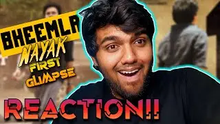 Bheemla Nayak | First Gllimpse | REACTION!! | Power Star Pawan Kalyan | Rana Daggubati | Trivikram