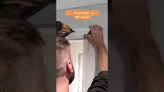 Fitting architrave methods #shorts #diy #architrave