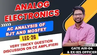Lec 26 || Very tricky Question discussion on CE Amplifier I Analog Electronics I G - Saviour