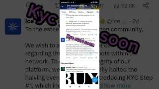 Ice network kyc update #shorts