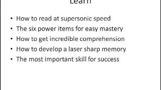 Get  Five Free Speed Reading Lessons For Students  From The World's Fastest Reader