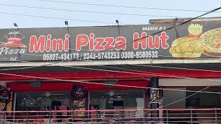 Mini Pizza Hut Mirpur AJK | ChickenSupreme Pizza And Cheese Zinger Burger