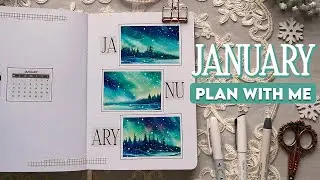 🌌January 2026 Bullet Journal Setup - Simple Plan with me