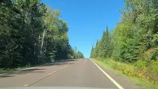Grand Marais to Trail's End via Gunflint Trail (Cook County Road 12)