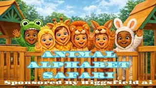 ALPHABET ANIMAL SAFARI THANK YOU HIGGSFIELD AI - SPONSOR