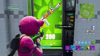 FORTNITE NEW VENDING MACHINE LOCATION AND GAMEPLAY! SALTY SPRINGS VENDING MACHINE! @BlazedRTs