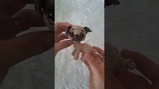 Pug Amigurumi #crochet #amigurumis #tejidos #crochetlove #ganchillo #2025 #knitting #mascotas