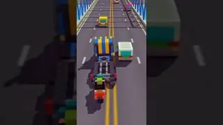 blocky highway😱🤬bike hack #shorts #youtubeshorts #gaming