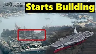 Presumed, China starts building Type 004 nuclear aircraft carrier Emerges In Dalian Shipyard !