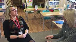 Wellbeing workshop at Lyneham Primary School. Interview with the school SENCO