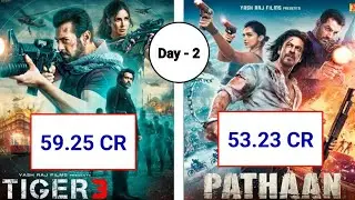 Tiger 3 🆚️ Pathan Movie 10 Days India's Net Collection compression Video 🤯