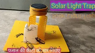 solar light trap for agriculture, solar light trap se kito marne ki jugad.