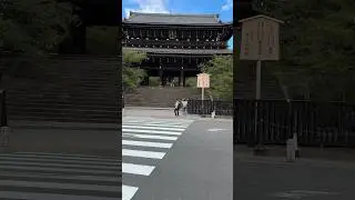 Kyoto Chion-in Temple Sanmon Gate #kyoto #japan #japanwalk #kyotowalk #walkingtour #chionin #sanmon