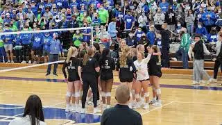 East Ridge Girls Volleyball Headed to STATE -  MATCH POINT!  WIN 15-9 5th Set vs Eagan