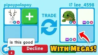 TRADING ARCTIC REINDEER IN ADOPT ME ROBLOX - HUGE OFFERS #roblox #adoptmevideos #adoptme 