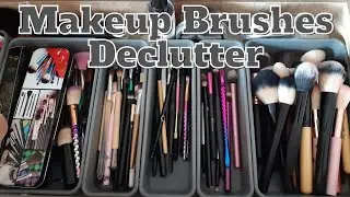 Curățenie &icirc;n pensulele pentru makeup || Makeup Brushes Declutter