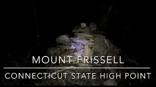 Night hike to Mount Frissell, Connecticut State High Point￼