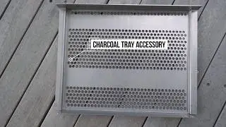 The SpaceGrill Fold-Out BBQ Charcoal Tray Accessory