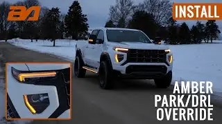 Модификация Boost Auto Amber DRL/Park Light Override | Инструкция по установке для GMC Canyon 202...