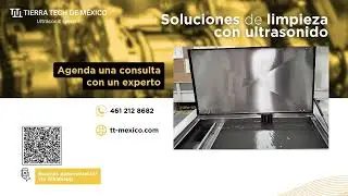 TIERRA TECH DE M&Eacute;XICO - M&aacute;quina de lavado para desengrasar y sistema para desoxidar piezas
