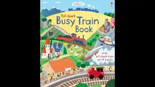 Pull-back Busy Train Book - Usborne