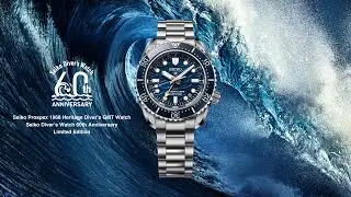 Seiko Prospex 1968 Heritage Diver's GMT Watch Seiko Diver's Watch 60th Anniversary Limited Edition