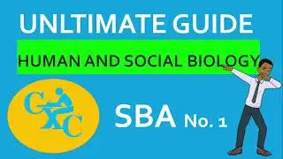CSEC Human and Social Biology SBA GUIDE