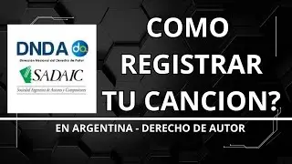 🎵 &iquest;C&oacute;mo registrar tus canciones y proteger tus derechos de autor en Argentina? 🇦🇷